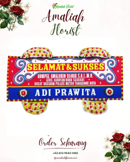 Papan Bunga Ucapan Selamat Dahu