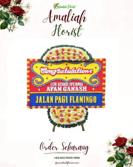 Sewa Papan Bunga Dahu